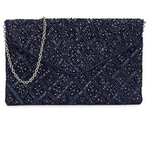 NWT Edwardian Beaded Convertible Envelope Clutch